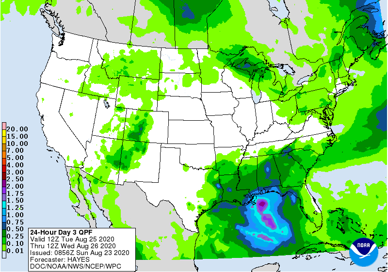 24 Hour Day 3 QPF